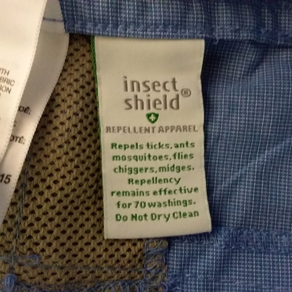 Exofficio Button Front Shirt Vented Long Sleeve Hiking Camping Fishing Checks - Picture 10 of 11